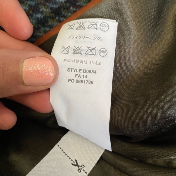 J.crew Houndstooth Regent Wool Blazer Size 6 - Picture 8 of 8